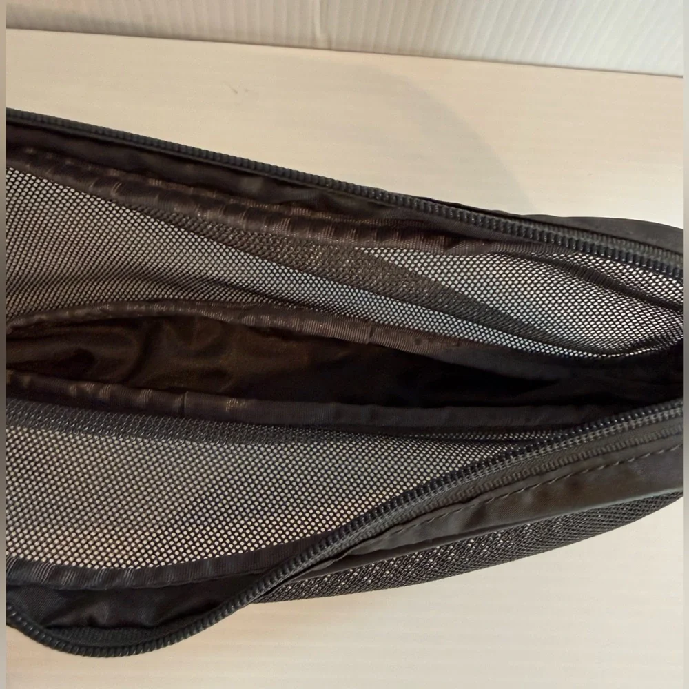 TUMI Black Mesh Travel Case